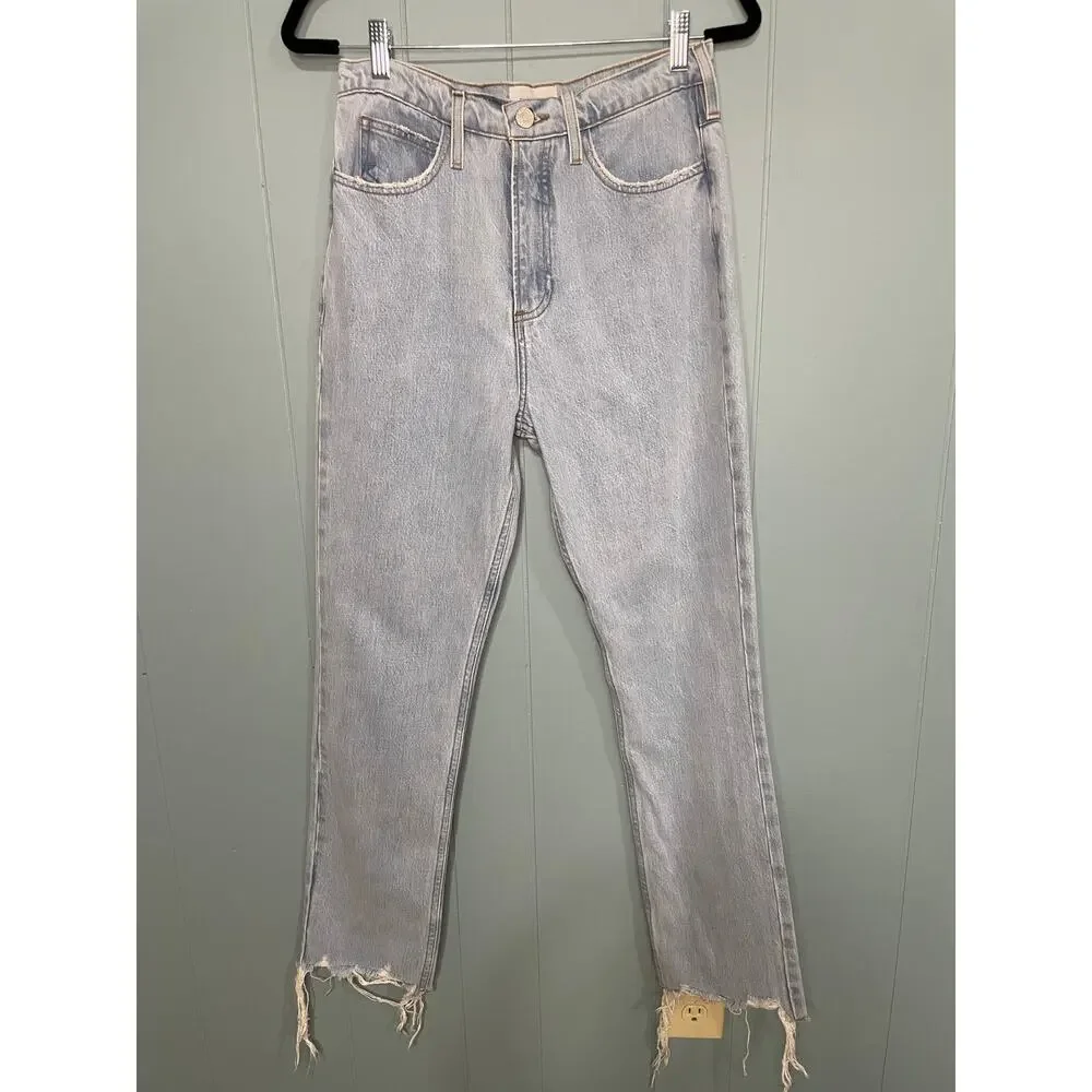 NWT FRAME Le High'N'Tight Straigh‎ High Rise Jeans, Size 27